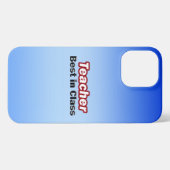 Beste Lehrerin in der Klasse iPhone Hülle (Rückseite (Horizontal))