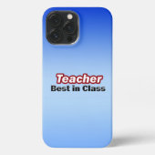 Beste Lehrerin in der Klasse iPhone Hülle (Rückseite)