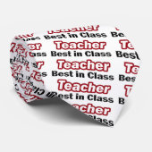 Beste Lehrerin in der Klasse Krawatte (Gerollt)