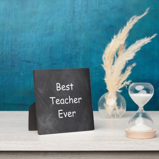 Beste Lehrerin je Chalkboard Design Geschenk Idee Fotoplatte (InSitu)
