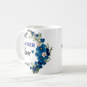 Beste Lehrerin je - Danke, Lehrerin, Geschenk Kaffeetasse (Vorderseite Links)