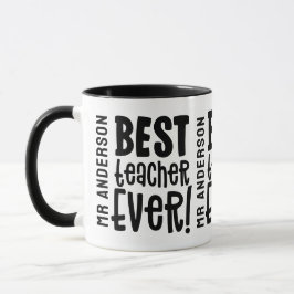 Beste Lehrerin je danken Ihnen Lehrerin modern Tasse