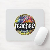 Beste Lehrerin je - Farbenprägung Mousepad (Mit Mouse)