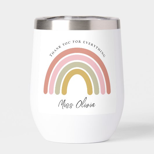 Beste Lehrerin je Geschenk (Rückseite)