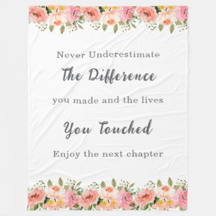 Beste Lehrerin je Geschenk Fleecedecke