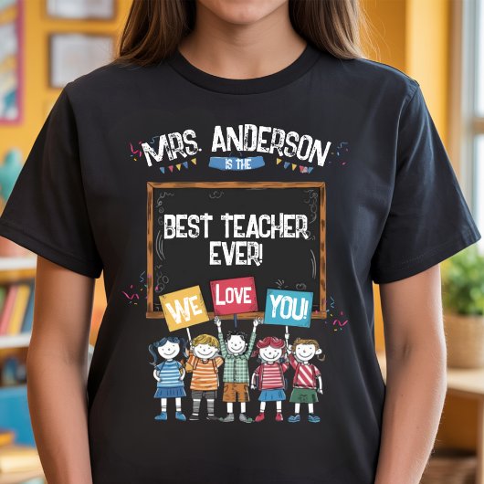 Beste Lehrerin je Geschenk für maßgeschneiderte Le T-Shirt