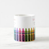 Beste Lehrerin je Geschenkstifte Kaffeetasse (Mittel)