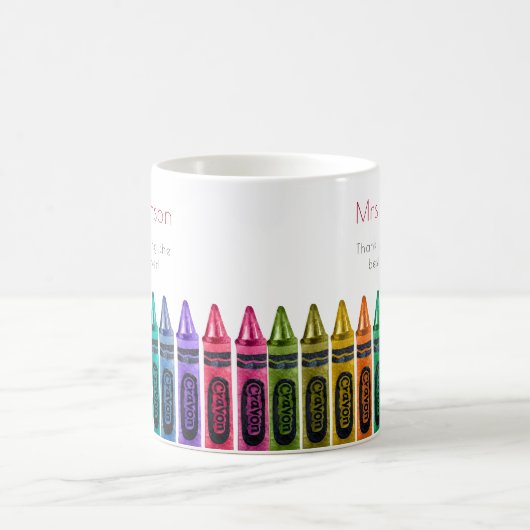 Beste Lehrerin je Geschenkstifte Kaffeetasse (Mittel)