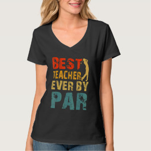 Beste Lehrerin je nach Alter Cooler Golfer Vater L T-Shirt