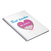 Beste Lehrerin je Notebook Notizblock (Rechte Seite)