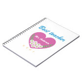 Beste Lehrerin je Notebook Notizblock (Linke Seite)