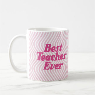 Beste Lehrerin je rosa Tasse