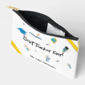 Beste Lehrerin je Vielen Dank für Ihr Geschenk Sch Zubehörtasche (Offen)