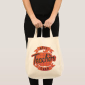 Beste Lehrerin je Vintag Tragetasche (Vorderseite (Produkt))