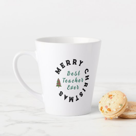 Beste Lehrerin je Weihnachten Vielen Dank für Ihr Milchtasse (Beispiel)