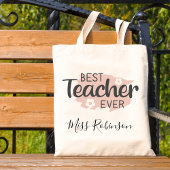 Beste Lehrerin je Wertschätzung Geschenk Ästhetik Tragetasche
