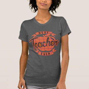 Beste Lehrerin je Wertschätzung Schule danke T-Shirt