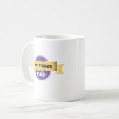 Beste Lehrerin jemals Geschenkartikel Kaffeetasse (Vorderseite Links)