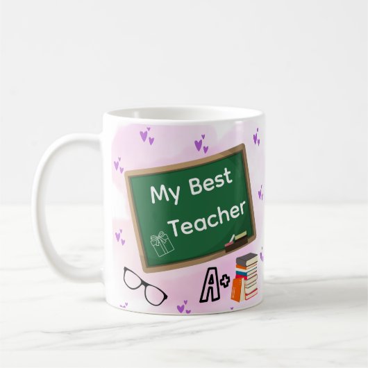Beste Lehrerin Kaffeetasse (Links)