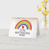 Beste Lehrerkarte Karte (Gelbe Blume)