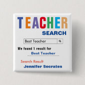 Beste Lehrersuche Button (Vorderseite)