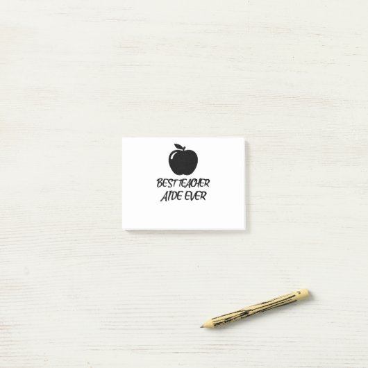 Beste Lehrerwerbung je Post-it Klebezettel (Auf Schreibtisch)