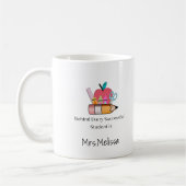 Beste Lehrkraft Dankes Zitat Tasse (Links)