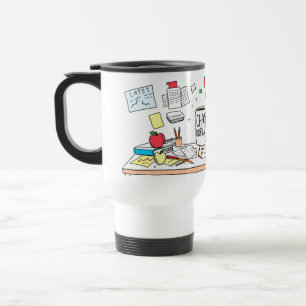 Beste Lehrkraft Dankeschön-Geschenk mit individuel Reisebecher