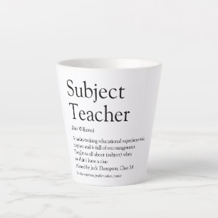 Beste Lehrkraft der Welt Definition Typografisch Milchtasse