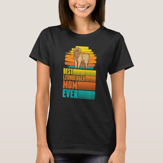Beste Leonberger-Mama je T-Shirt (Vorderseite)