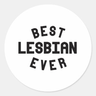 Beste Lesben je Runder Aufkleber