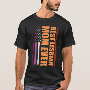 Beste lesbische Mama je Pride Monatsbude T-Shirt