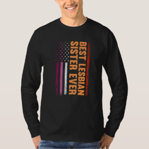 Beste lesbische Schwester je Lgbt Lesbian Gay Prid T-Shirt