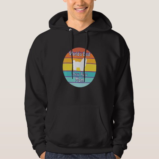 Beste Lhasa-Apso-Mama der Welt Hoodie (Vorderseite)
