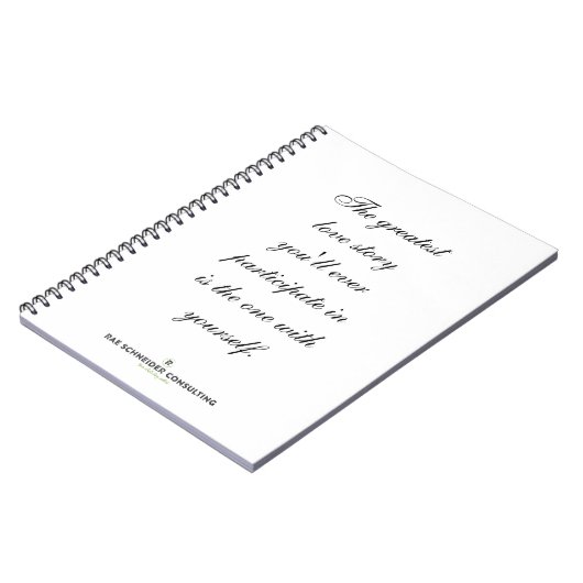 Beste Liebe (2) - Notebook Notizblock (Linke Seite)