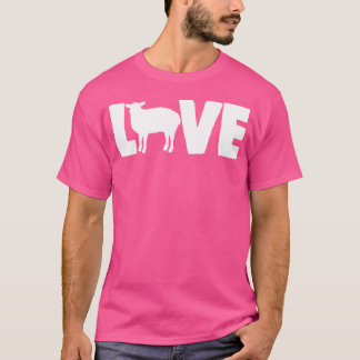 Beste Liebe Frauen Funny Sheep Liebe T-Shirt
