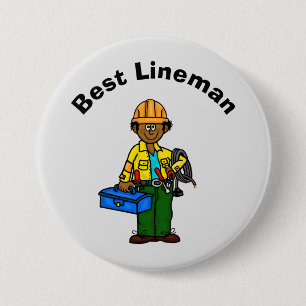 Beste Lineman-Taste - Weißer Mann oder schwarzer A Button