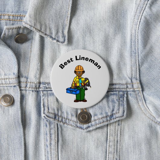 Beste Lineman-Taste - Weißer Mann oder schwarzer A Button (Beispiel)