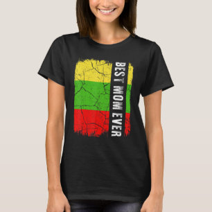 Beste litauische Mama je litauische Flaggenmutter T-Shirt