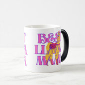 Beste Llama-Mama ever Verwandlungstasse (VorderseiteRechts)