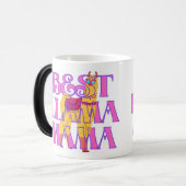 Beste Llama-Mama ever Verwandlungstasse (Vorderseite Links)