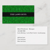 Beste lokale Rasenmäher-Visitenkarten Visitenkarte (Vorne/Hinten)