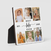 Beste Lola je - Großkinder - FotoCollage Fotoplatte (Vorderseite)