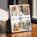 Beste Lola je - Großkinder - FotoCollage Fotoplatte<br><div class="desc">Feiern Sie das "Beste Lola Ever" mit dieser personalisierten Grandchildren Foto Collage Plaque. Dieses herzliche Geschenk präsentiert eine wunderschön arrangierte Collage von wertvollen Fotos, die besondere Momente einfangen, ergänzt durch eine liebevolle Botschaft. Aus hochwertigen Materialien mit eleganter Oberfläche gefertigt, ist es perfekt, um bei der Zuhause als gepflegter Sake zu...</div>