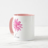 Beste Lotus-Liebe Tasse (Vorderseite Links)