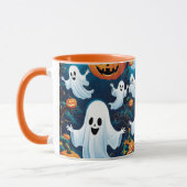Beste lustige Spooky Niedliche Halloween-Liebhaber Tasse (Links)