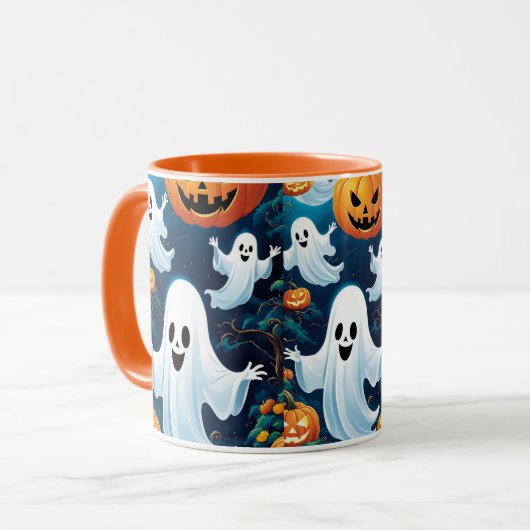Beste lustige Spooky Niedliche Halloween-Liebhaber Tasse (Vorderseite Links)