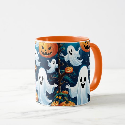 Beste lustige Spooky Niedliche Halloween-Liebhaber Tasse (VorderseiteRechts)