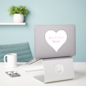 Beste Mädchen überhaupt Aufkleber (Laptop auf Schreibtisch)