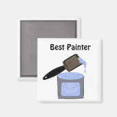 Beste Malerin Magnet (Vorderseite/Rückseite)